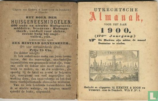 Utrechtsche Almanak voor het jaar 1900 - Afbeelding 3