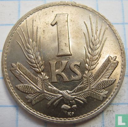Slovaquie 1 koruna 1944 - Image 2