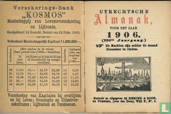 Utrechtsche Almanak voor het jaar 1906 - Afbeelding 3