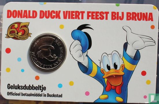 Geluksdubbeltje - 65 jaar Donald Duck weekblad - Image 1