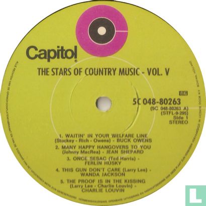 The Stars of Country Music Vol. 5 - Afbeelding 3