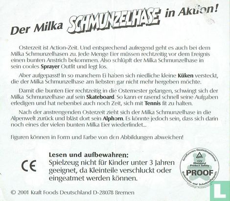 Der Milka Schmunzelhase in aktion! - Afbeelding 2