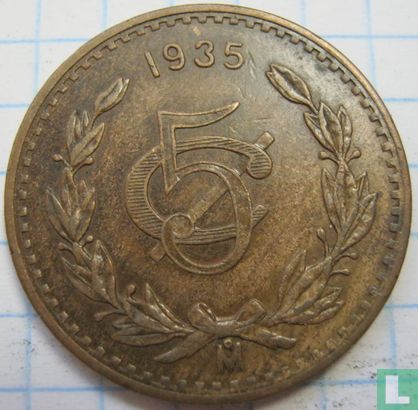 Mexico 5 centavos 1935 - Image 1