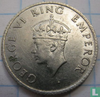 Brits-Indië ¼ rupee 1946 - Afbeelding 2