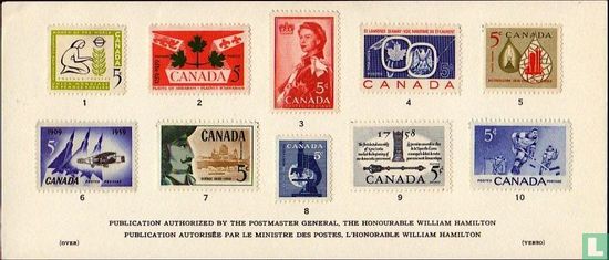 Canadian History in Postage Stamps