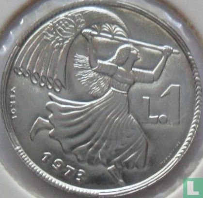 San Marino 1 Lira 1973 - Bild 1