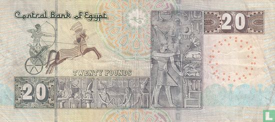 Egypte 20 pond  - Afbeelding 2