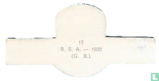 B.S.A. - 1920 (G. B.) - Bild 2