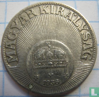 Hongarije 10 fillér 1936 - Afbeelding 1