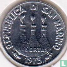 San Marino 2 lire 1975 "Seahorses" - Image 1