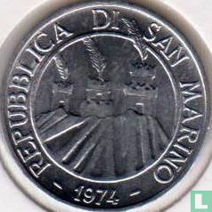 San Marino 5 lire 1974 "Porcupine" - Image 1