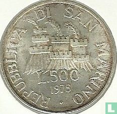 San Marino 500 lire 1975 - Afbeelding 1