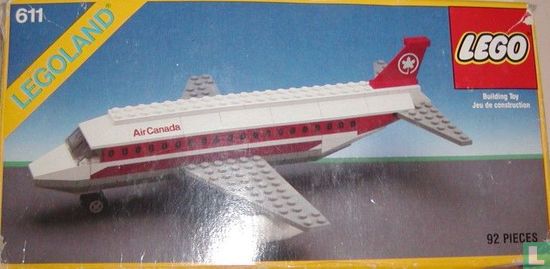 Lego 611-2 Air Canada Jet Plane