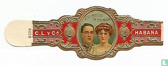 Los Reyes de España - C.L. y Cª - Habana [Alfoso XIII & Victoria Eugenia] - Afbeelding 1
