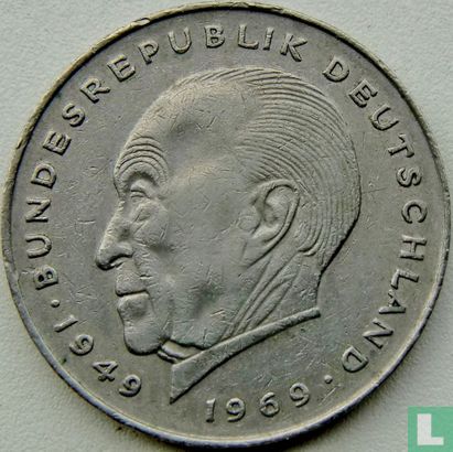 Deutschland 2 Mark 1970 (D - Konrad Adenauer) - Bild 2