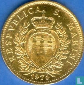 San Marino 1 scudo 1974 - Image 1