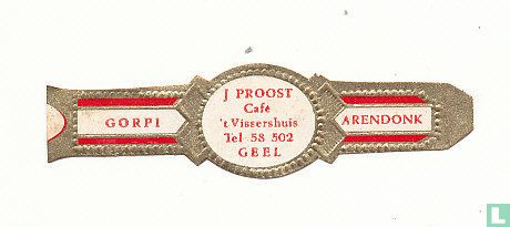 J Proost Café 't Visssershuis Tel 58 502 Geel - Gorpi - Arendonk - Afbeelding 1