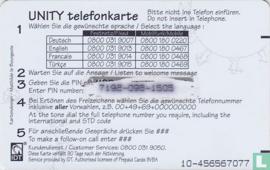 IDT Unity telefonkarte - Image 2