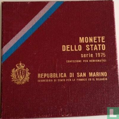 San Marino jaarset 1975 - Afbeelding 1