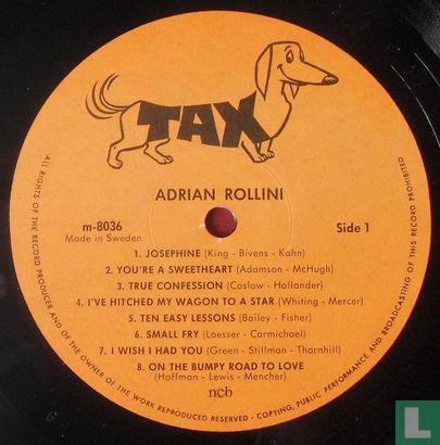 Adrian Rollini - His Quintet, His Trio - Afbeelding 3