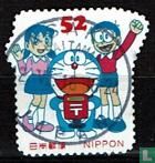 Greeting stamp - Doraemon