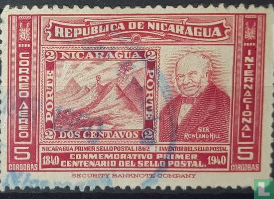 Herdenking eerste postzegel