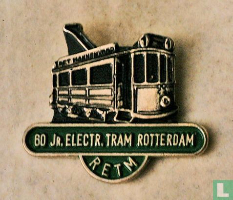 RETM 60 jr. Electr. Tram Rotterdam RET Mannenkoor [noir-vert]