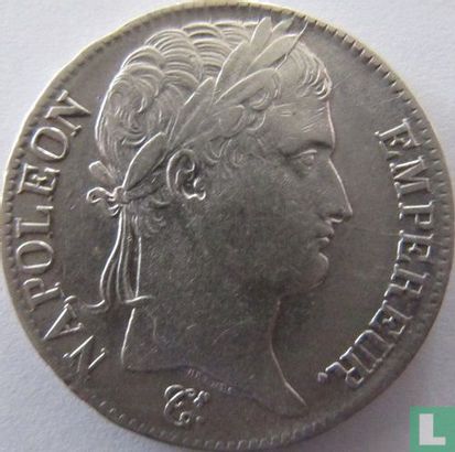 France 5 francs 1814 (NAPOLEON - Q) - Image 2