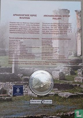 Griekenland 2 euro 2017 (folder) "Archaeological site of Philippi" - Afbeelding 2