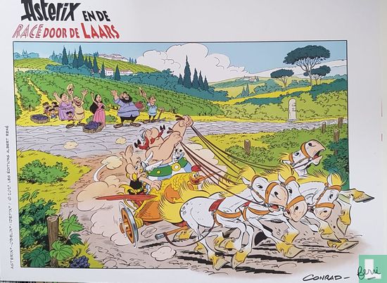 Asterix en de race door de Laars