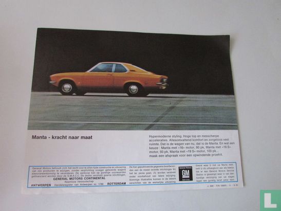 Opel Manta - Afbeelding 2
