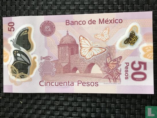 Mexique 50 Pesos 2015 - Image 2