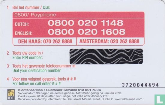 2011 Rabbit phonecard - Image 2