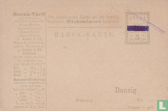 Hansa Ziffer (mit Aufdruck) - Bild 1