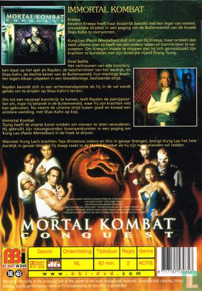 Mortal Kombat - Conquest + Immortal Kombat DVD - DVD - LastDodo