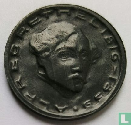 Aken 75 pfennig 1920 "Alfred Rhetel" - Afbeelding 2