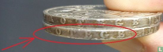 België 5 francs 1873 (positie A - korte PROTEGE) - Afbeelding 3