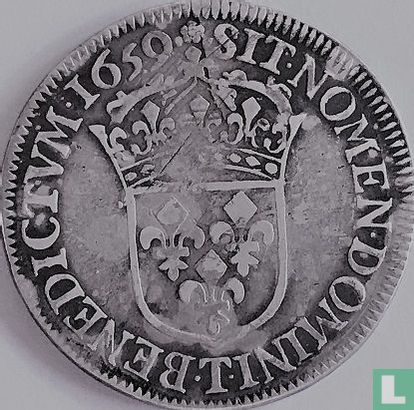 Frankrijk ½ écu 1659 (T) - Afbeelding 1