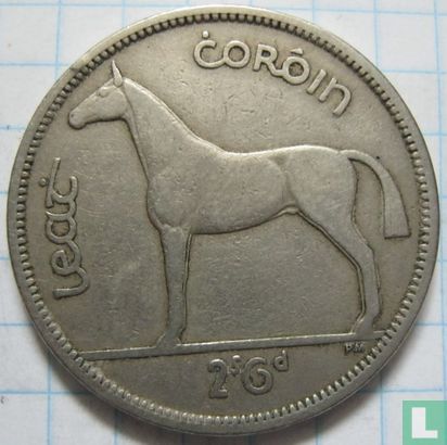 Ierland ½ crown 1951 - Afbeelding 2