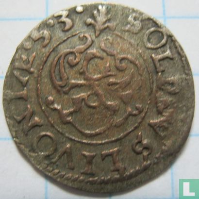Livonia 1 solidus 1653 - Image 1