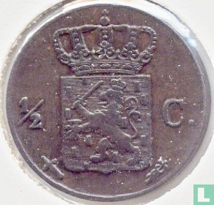 Niederlande ½ Cent 1850 - Bild 2