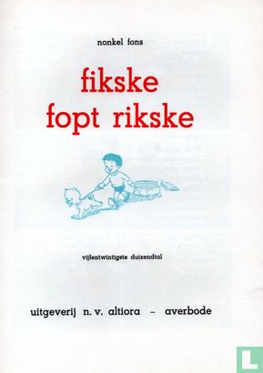 Fikske fopt Rikske - Afbeelding 3