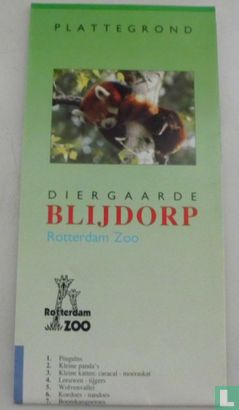 Plattegrond Diergaarde Blijdorp Rotterdam Zoo - Afbeelding 1