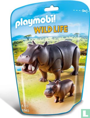 Playmobil 6945 Nijlpaard met jong - Image 2