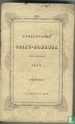 Utrechtsche Volks-Almanak voor 1844 - Afbeelding 1