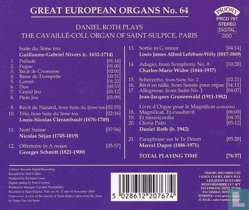 Great €uropean Organs  (64) - Afbeelding 2