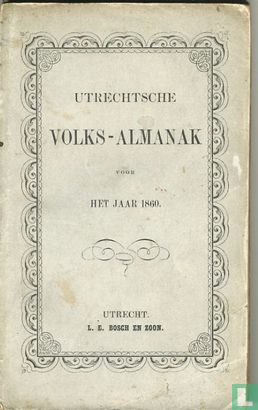 Utrechtsche Volks-Almanak voor het jaar 1860 - Bild 1