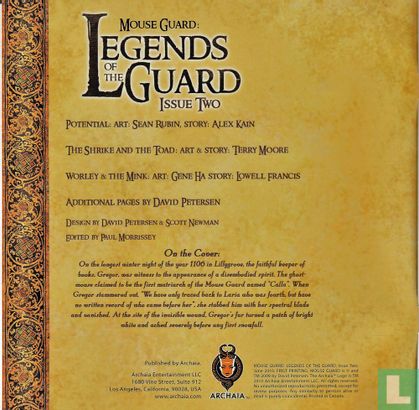 Mouse Guard - Legends of the Guard vol 1 - Image 3