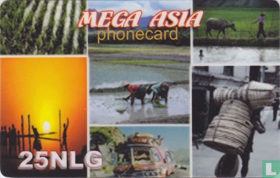 Mega Asia Phonecard - Afbeelding 1