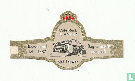 Cafe-rest.'t Anker Sjef Lauwen open day and night Roosendaal Tel.3382 - Image 1